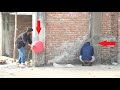 Tyre Puncture Reaction  Prank With Popping Balloons || Funny Balloon Pranks