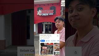 Bebek Carok Cabang vs Franchise @TretanUniverse #bebek #duck #food #star #review #fyp #shorts