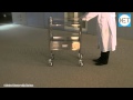 Instrument Trolley made of Stainless Steel. Item Code: HF2091