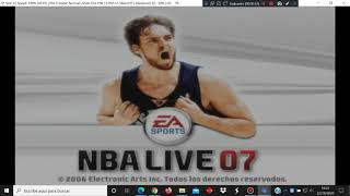 NBA Live 07 (Spain) - Sony PlayStation 2 - PCSX2 v1.6.0