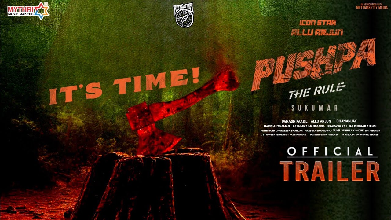 PUSHPA 2 THE RULE - ALLU ARJUN INTRO FIRST LOOK TEASER|PUSHPA 2 ...