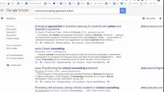 Generate APA style citations with Google Scholar