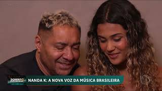 Filha do Tiririca, Nanda K lança carreira como cantora e faz milhares de fãs | Domingo Espetacular