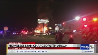 VIDEO: Man arrested for arson