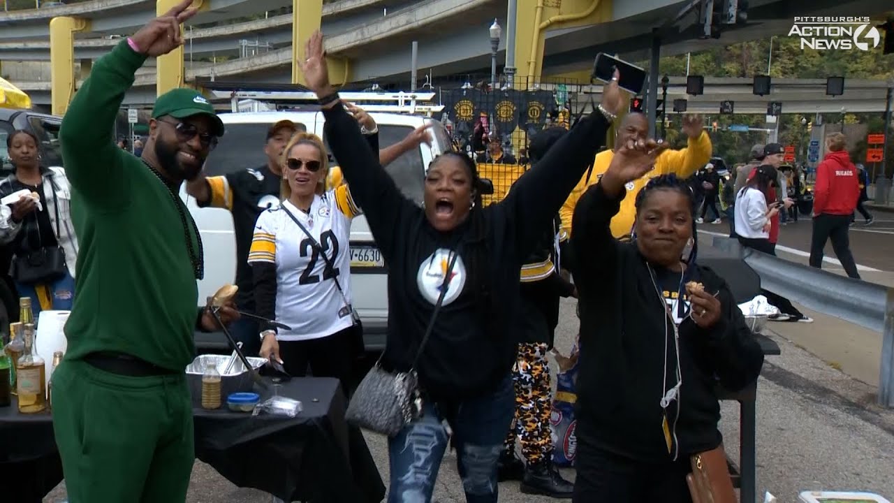 Steelers Fans Celebrate Win Over Tampa Bay Buccaneers - YouTube