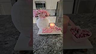 Decorando la isla de mi cocina para san valentine 💕  #ideas #decoration #tips