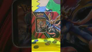 We Pulled Two *FULL ART* Pokemon Cards from this Zacian V Tin!! #shorts