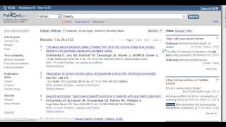 Searching PubMed with Keywords