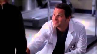 Grey's Anatomy 9x04 Alex and Arizona Scene