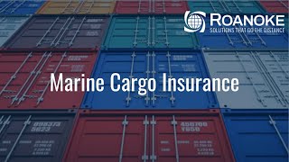 Marine Cargo Insurance