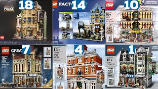 Ranking ALL 18 Lego Modular Buildings from WORST to BEST