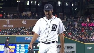 CLE@DET: Verlander fans 12 over 7 2/3 scoreless