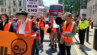 George Monbiot and Dale Vince join a Just Stop Oil Slow March | London | 8 June 2023