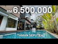 House Tour 83: 3 Sty Modern Bungalow 24HR Gated Community with Australian Landscape in Taman Seputeh