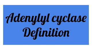 Adenylyl cyclase Definition/Meaning/in hindi and english