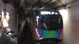 【S-TRAIN】西武40000系 40102F s-train101号 所沢行 メトロ有楽町線豊洲駅入線