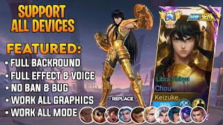 Script Skin Chou Saint Seiya - Libra Shiryu No Password | Full Effect \u0026 Voice