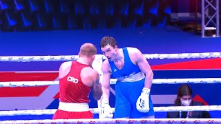 Day 6 (80kg) PLANTIC Luka (CRO) vs  ALFIORAU Aliaksei (BLR) | AIBA WCHs 2021