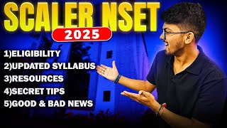 Don't give Scaler NSET exam without watching this video | Scaler School Of Technology