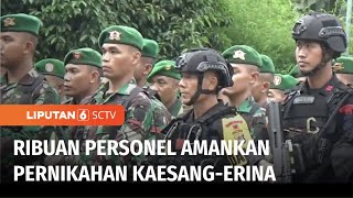 Ribuan Personnel Bersiaga, Siap Amankan Pernikahan Kaesang dan Erina | Liputan 6