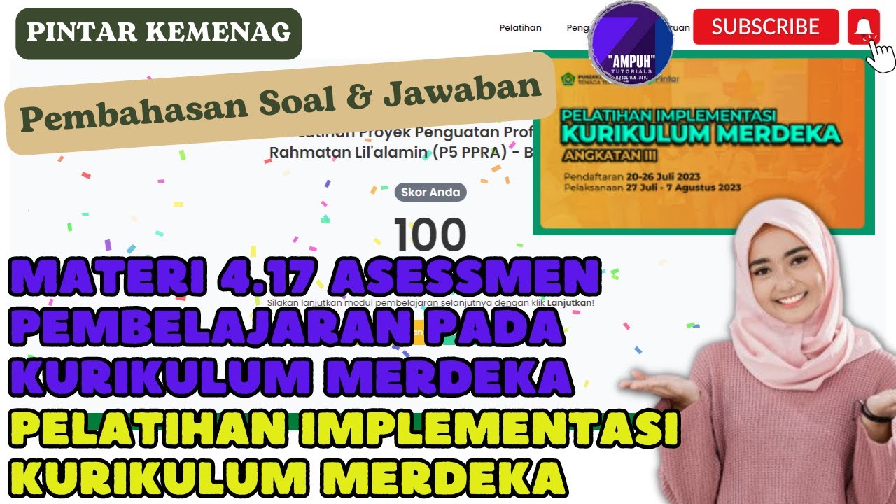 Kunci Jawaban Pelatihan IKM III Materi Materi 4.17 Asessmen ...