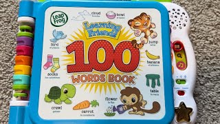 Leap Frog Learning Friends Words Interactive Book | Joys Kids Show