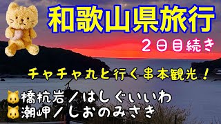 【和歌山県旅行２日目続き】橋杭岩（はしぐいいわ）・潮岬（しおのみさき）に行く