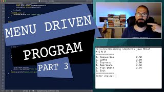 Text-based Menu Driven Program in Java [Part 3/3]