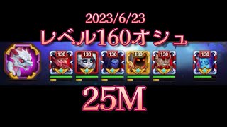 【HERO WARS】レベル160オシュ　ずっダメ2nd　25M