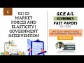 Unit 02 & 03 - Market Forces and Government Intervention - Session 02