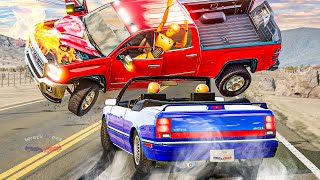 Dangerous Overtaking Crashes #02| BeamNG.Drive