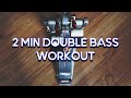 Double Bass Drum Workout | 90-200bpm | Beginner to Advanced