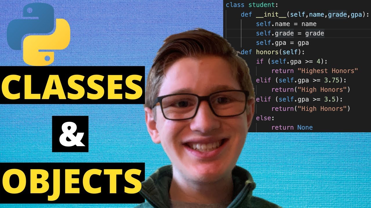 Python Tutorial 24 Classes And Object Oriented Programming Youtube