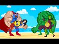 Evolution HULK Family Vs SUPER-MAN Family: Fake Pregnant Vs Real Pregnant.