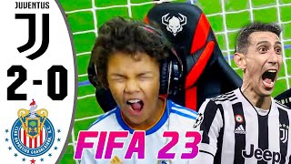 JUVENTUS vs CHIVAS 2-0 COME NELLA VITA REALE: GOL DI GRACA E GOL DI COMPAGNON | FIFA 22/23