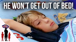 11yr Old Refuses To Get Out Of Bed! | Supernanny