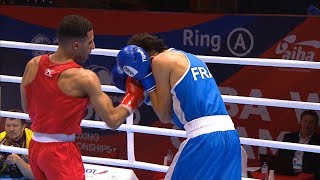 Quarterfinals (52kg) YAFAI Galal (ENG) vs BENNAMA BILLAL (FRA) /AIBA World 2019