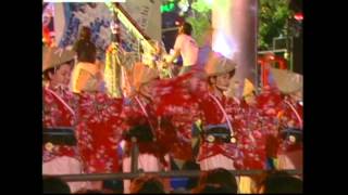 2000年よさこい祭り　後夜祭・全国大会　「京町・新京橋\