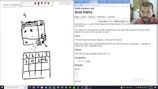 CSES Problem Set | Grid Paths | Dynamic Programming (6)
