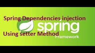 JAVA spring IOC Dependencies Injection using the setter Method