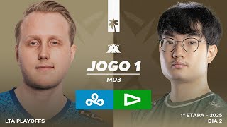 LOUD x Cloud9 | Jogo 1 - MD3 | Playoffs LTA | 1ª Etapa - 2025