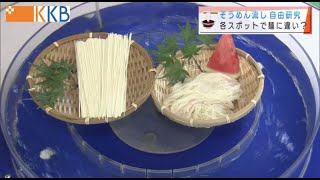 『そうめん流しで自由研究～各スポットで麺に違い？～』”Jチャン＋”特集(8月4日(水)放送)