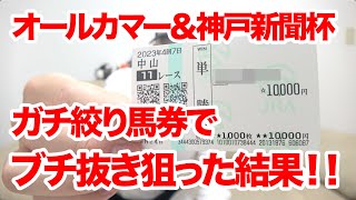 【競馬実践】オールカマー＆神戸新聞杯で馬券大勝負した結果！！2023.9.24【わさお】