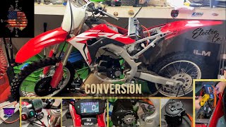 Electric 2018 Honda CRF450R-Unboxing E&C QS138 70H V3 Kit;Brainstorm,SetUP/RevUP; Setting DKD to MPH