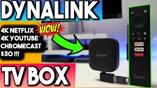 🔴DYNALINK ANDROID TV BOX 4K NETFLIX / YOUTUBE $30 (WOW !)