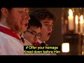Christmas Carols from King's College 2023 with captions