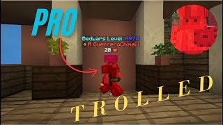 I TROLLED A BEDWARS PRO | ft. @guerrero_mc9387