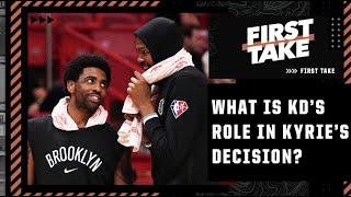 The role Kevin Durant should play in Kyrie Irving's decision | First Take