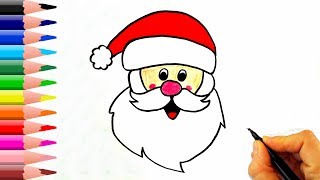 Noel Baba Nasıl Çizilir? - How To Draw a Santa Claus