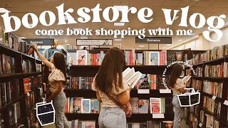 bookstore vlog ☕️✨ book shopping at barnes & noble + book haul! (romance, booktok, mystery)
